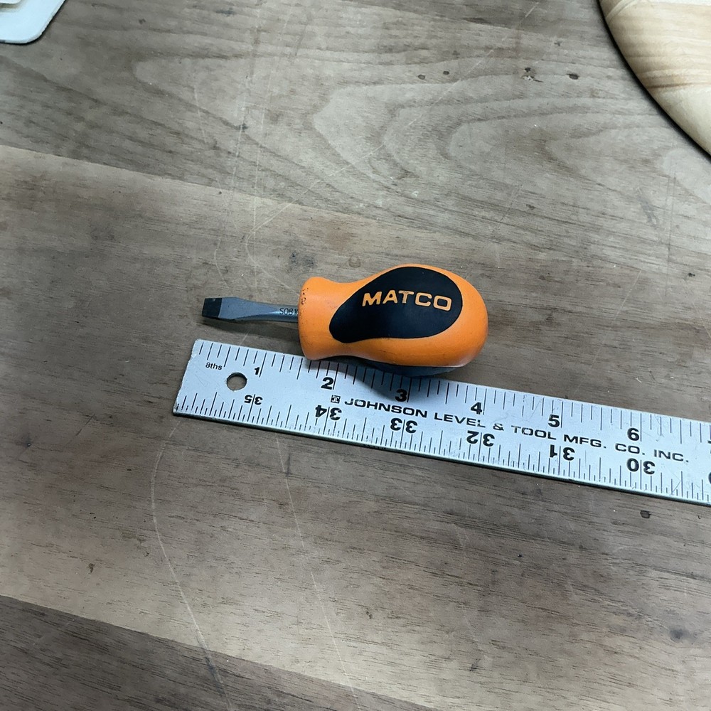 Matco Tools 5pc Screwdriver Set - Orange/Black Handle (U)