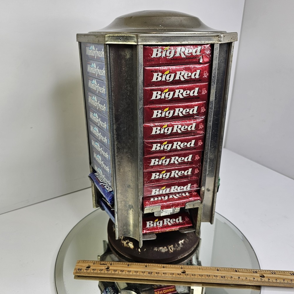 Wrigley’s Five Column Package Gum Dispenser Store Display