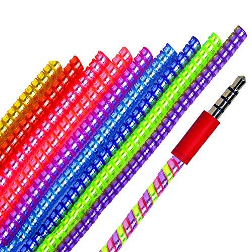 Spiral Cable Protector Headphone Cable Saver9 Pc Cable Protector/Wire Repair/...