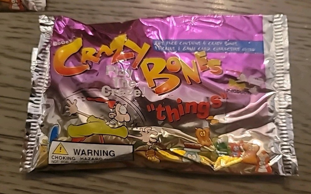 Ten (10) GoGo's CRAZY BONES "RED THINGS" PACK ☆ POSSIBLE ALIEN BONE Enclosed.?.