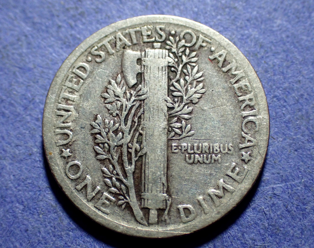 1921 Mercury Dime Fine