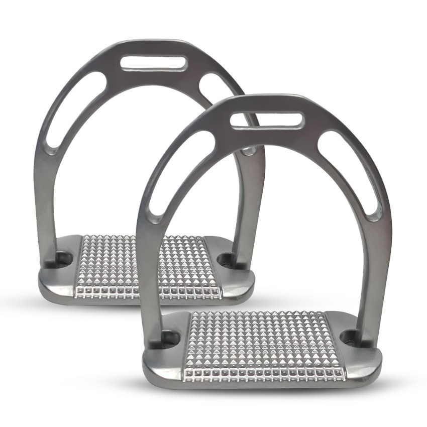 ALUMINIUM STIRRUP Silver Anodize High Quality