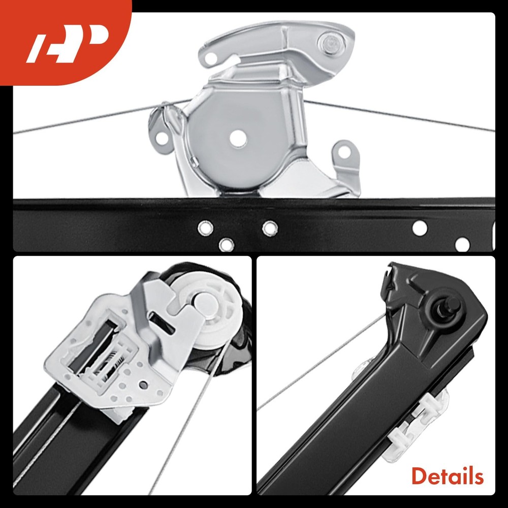 Window Regulator Without Motor for E53 X5 2000-2006 Rear Left Right 2PC Set