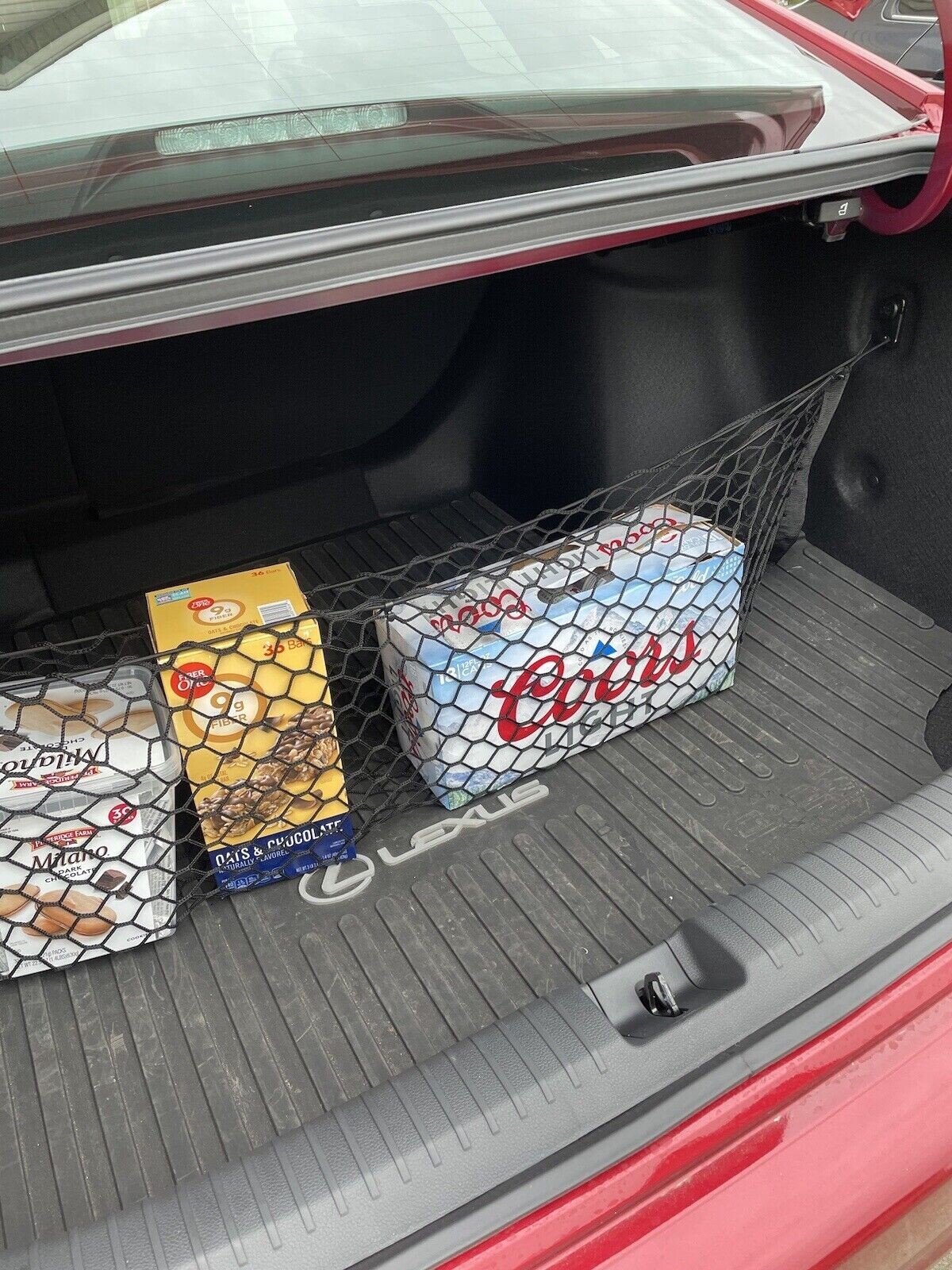 Rear Trunk Envelope Style Mesh Cargo Net for HONDA ACCORD 2023-2024 Brand New