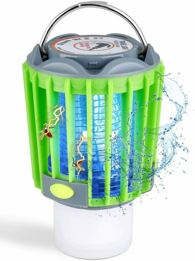 Albrillo Camping Lantern Flashlight Bug Zapper 4-in-1 Rechargeable Light