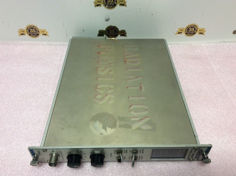 TENNELEC NIM computer module model # TC 562P Timer Scaler Bin Module