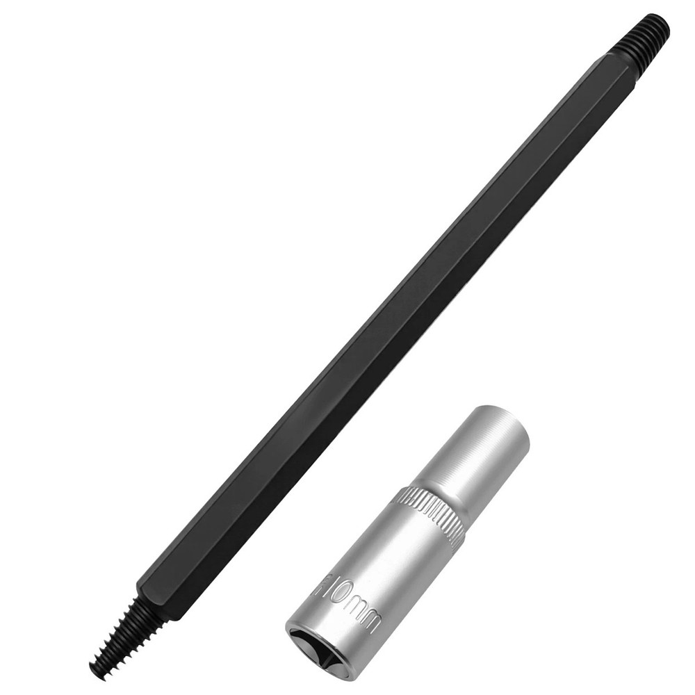 Broken Fracture Damaged Spark Plug Thread Tap Extractor Removal Tool 10mm Socket