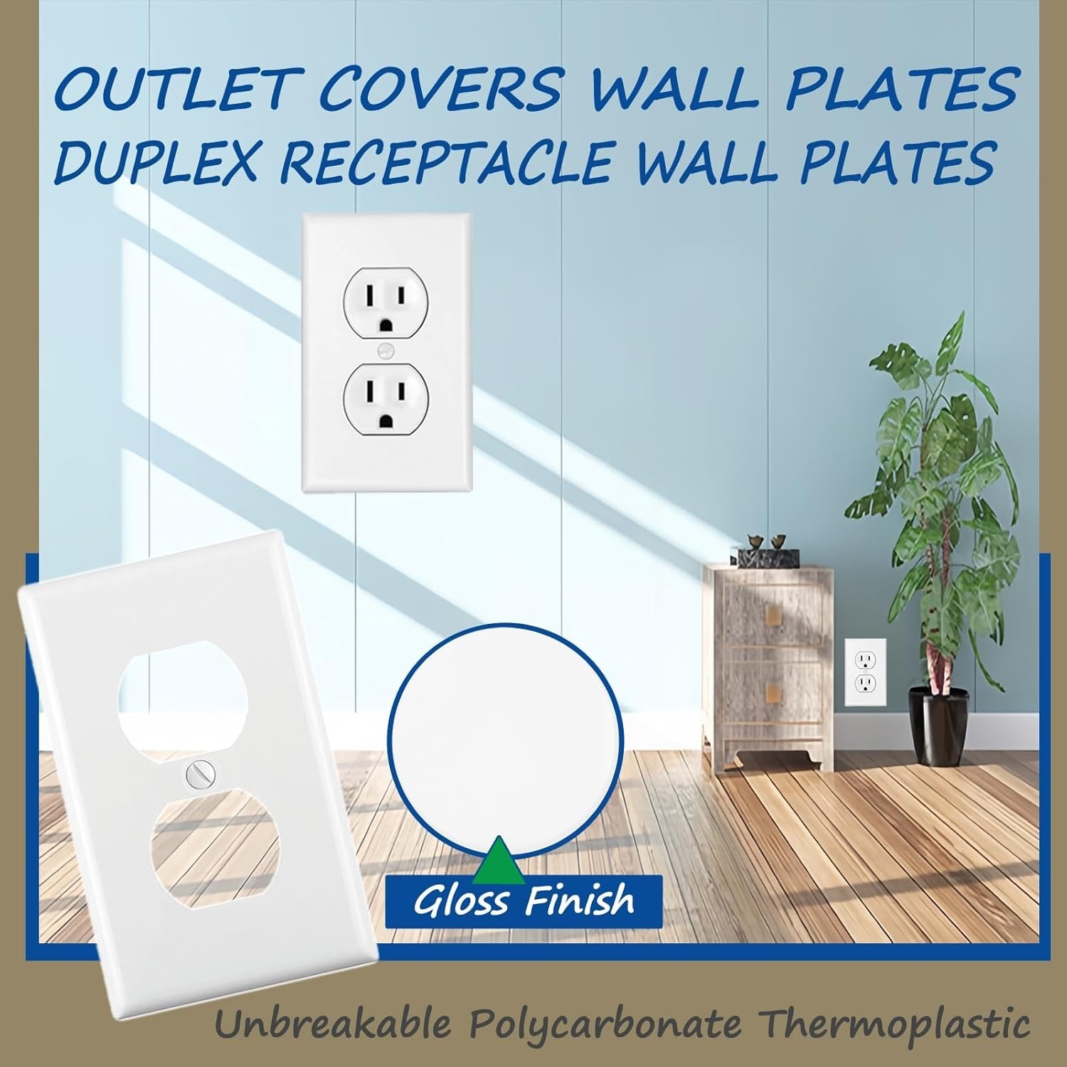 Outlet Covers Wall Plates - Electrical Outlet Cover 2/12-Pack Standard Size Best