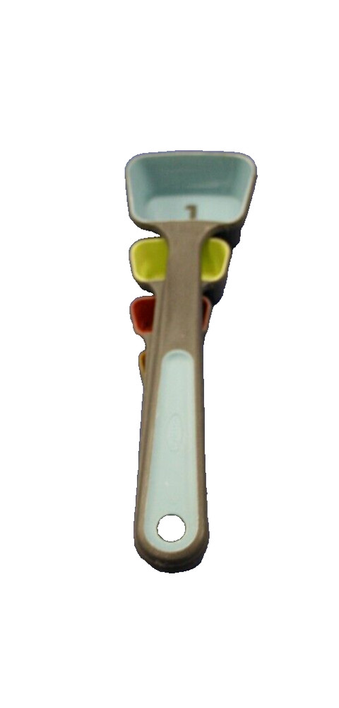 Collapsible Spoon Set 4Piece Nesting Plastic Baking Measuring Tools