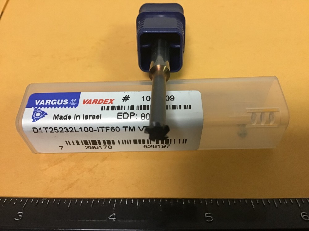New Vargus Single Profile Carbide Thread Mill, 80416, 20-48 TPI