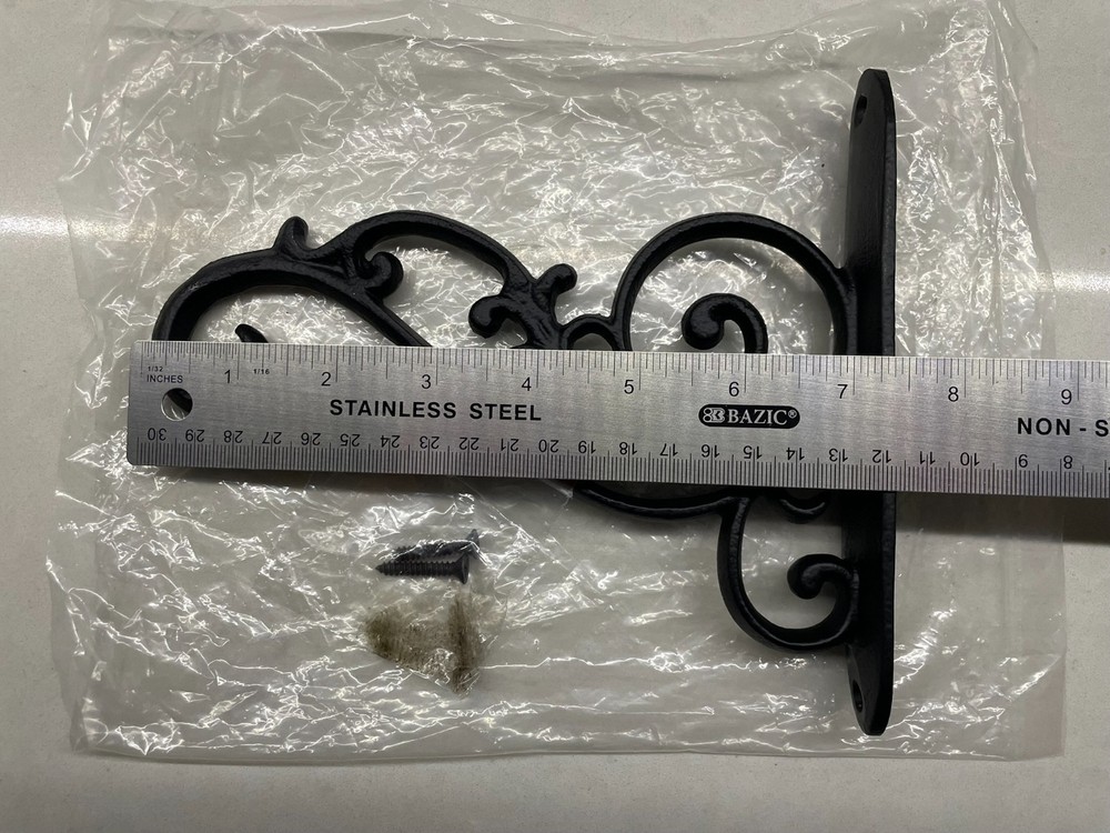 Iron Metal Hanging Planter Bracket Wall Hook for Hanging