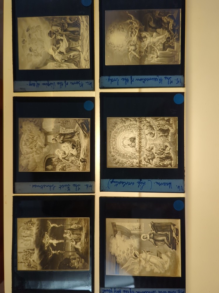 Six Lantern Slides Religious