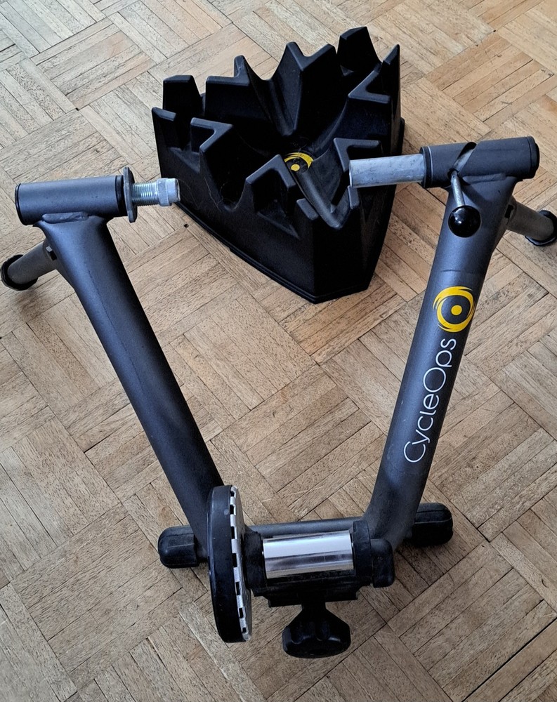 Cycle Ops Foldable Bike Trainer with Block Riser