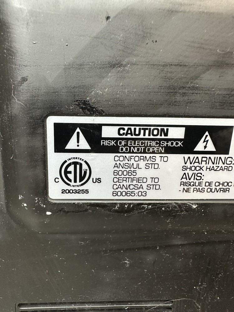 Numark TT200 DJ Turntable For Parts Untested