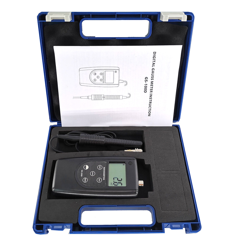 Digital Tesla Meter Gaussmeter 200mT/2000mT Range Conversion with Accuracy DC,5%