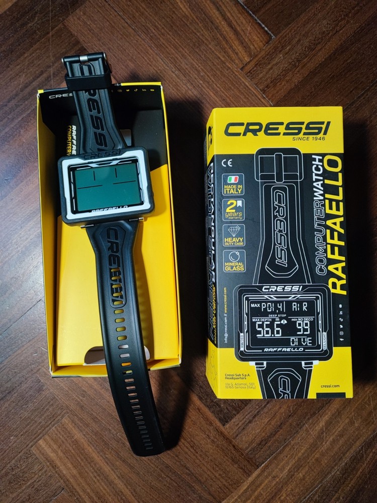 CRESSI Raphael - Unisex Diving Computer with Large Rectangular Screen...