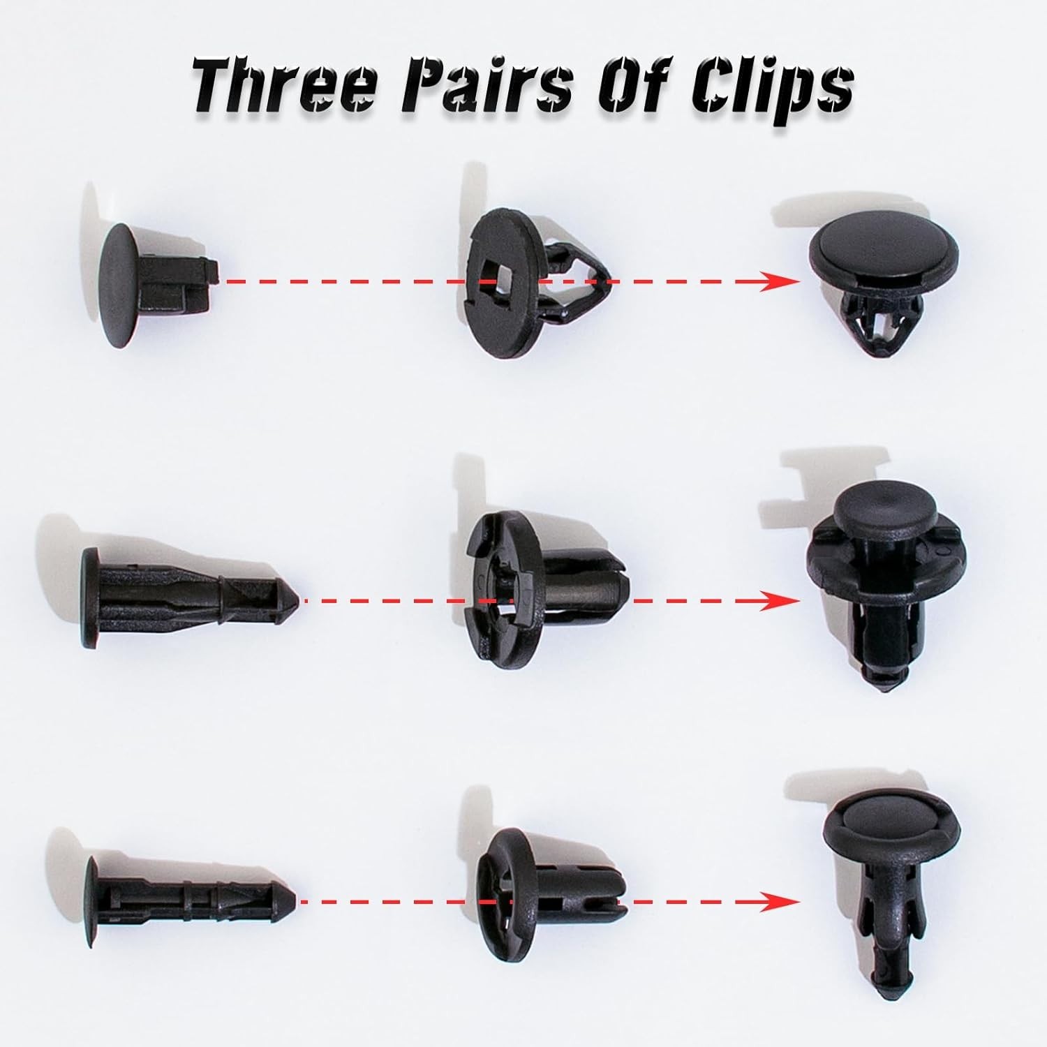 70 Pcs Tesla Clips Tesla Bumper Fender Liner Push Retainer Fastener Rivet Cli