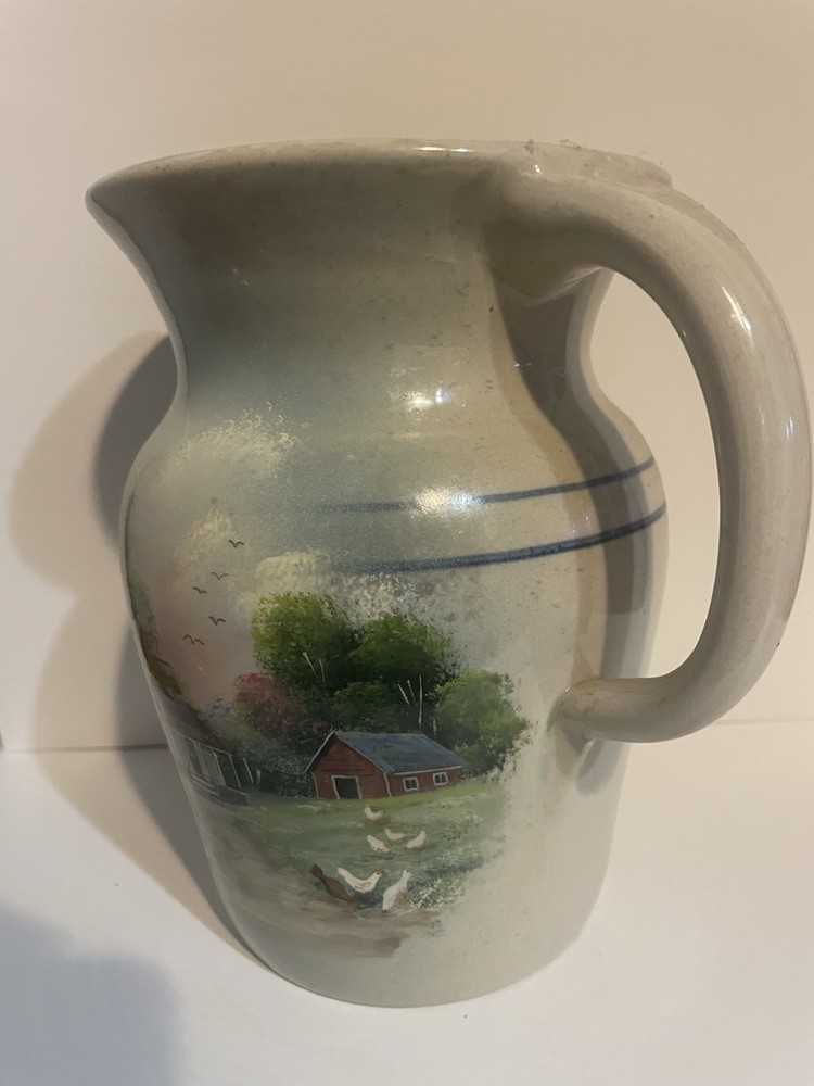 Hand Painted Pottery Picture