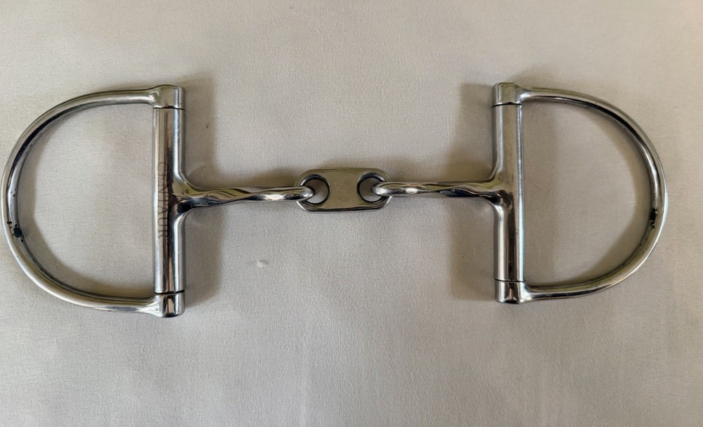 Centaur Slow Twist french link D-Ring Snaffle Bit 5 inch