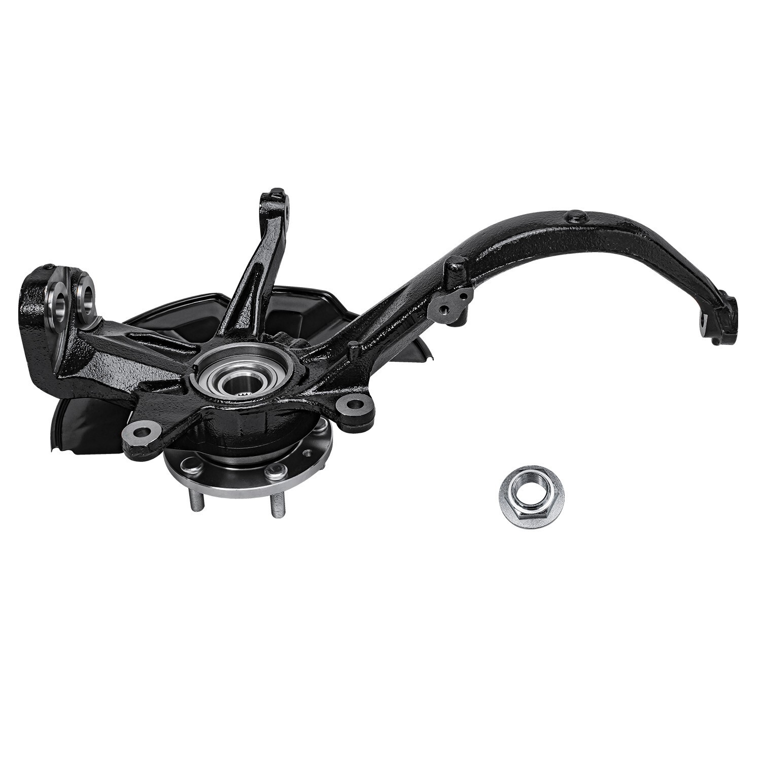 Front Left Steering Knuckle & Wheel Hub Bearing for Ford Fusion MKZ Zephyr Milan