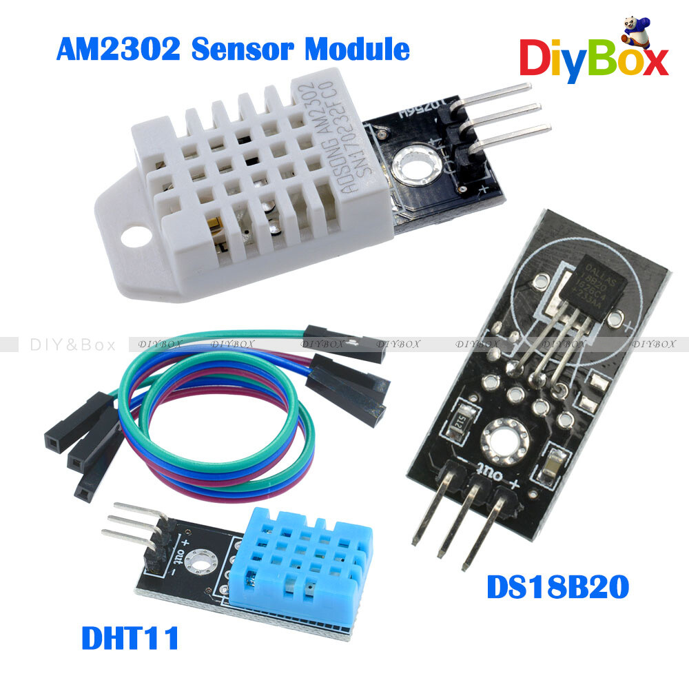 DHT22/AM2302 DHT11 DS18B20 Digital DC 5V Temperature and Humidity Sensor Module