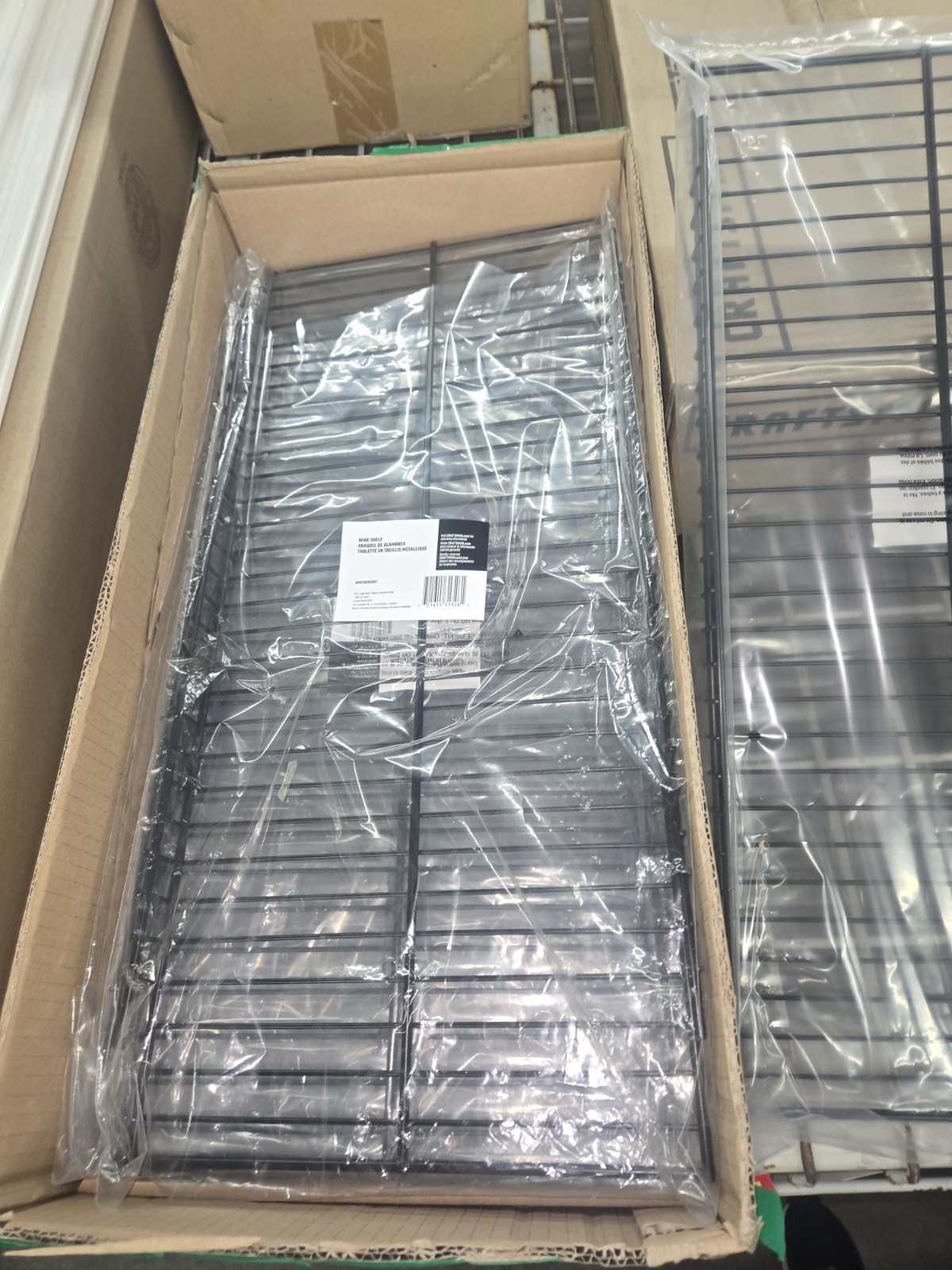 Craftsman Versatrack Black Wire Shelf Rack (Lot Of 2)  Shelf Only (NO Brackets)