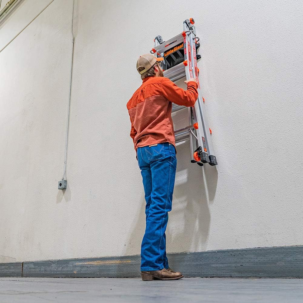 Systems 15097 Ladder Storage Rack, Black/Orange