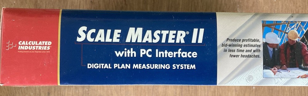 Scale Master II Digital Plan Measuring System with PC interface & Cable