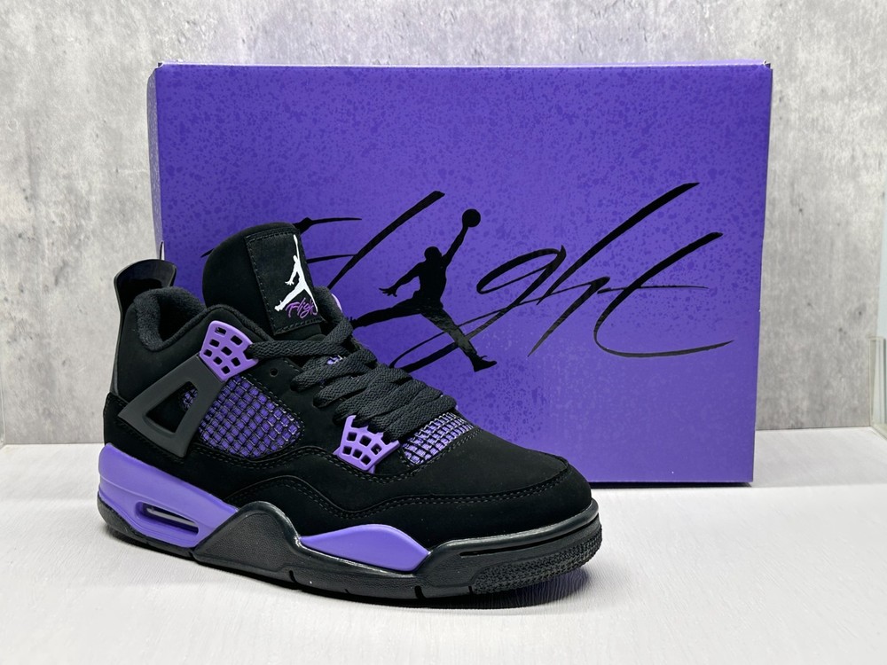 AJ4 Retro Purple Thunder Shoes