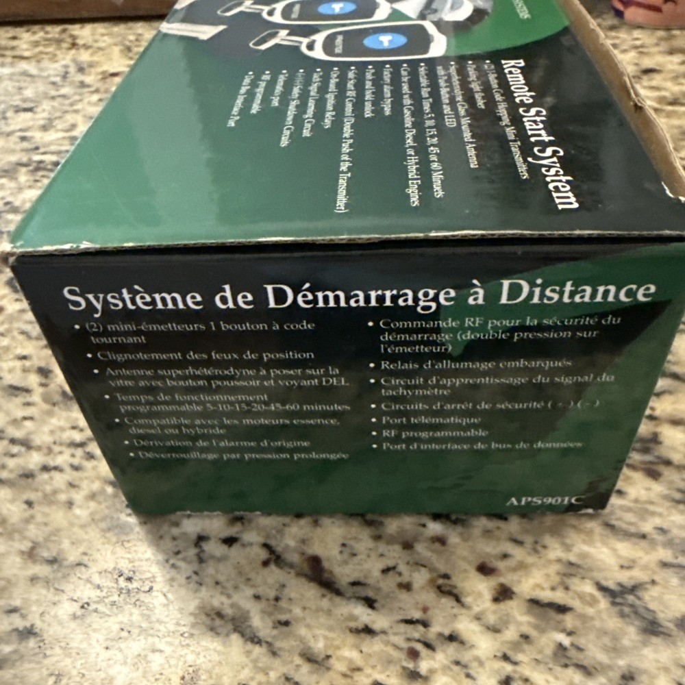 Prestige Security Remote Start System APS901C Audivox Open Box