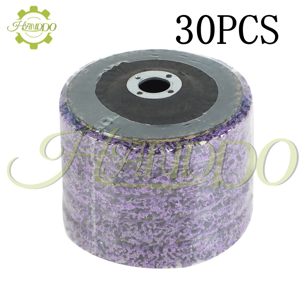 30Pack 4" Poly Strip Disc Wheel Paint Rust Removal Clean For Angle Grinder