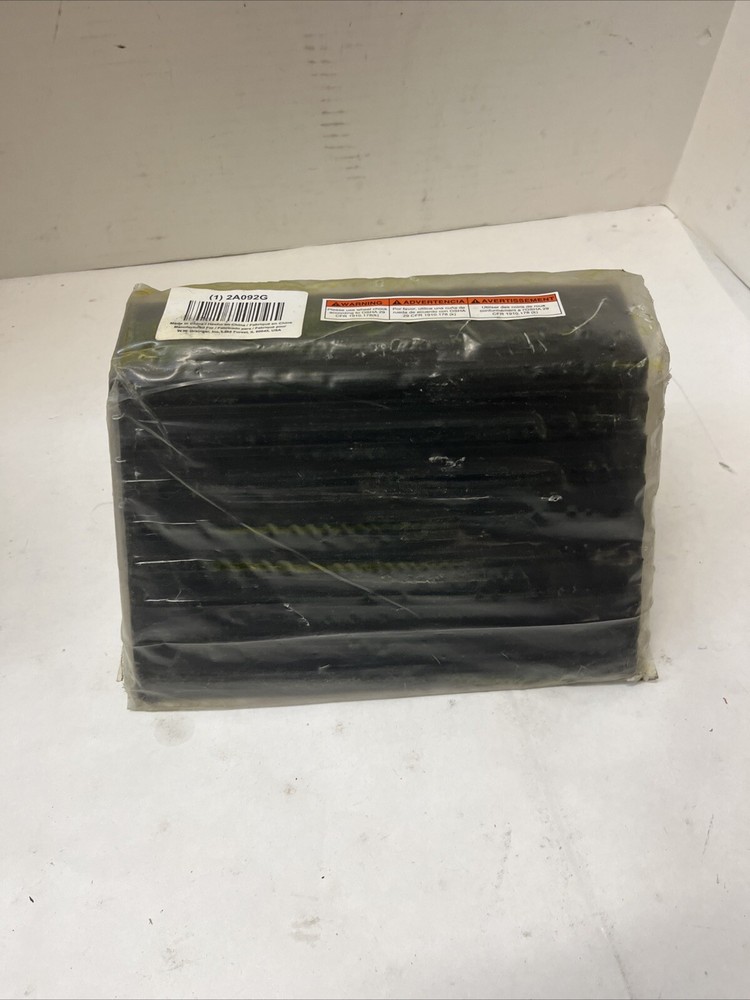 Black Wheel Chock, Rubber, 10" Width, 8" Depth, 6" Height 2A092 G