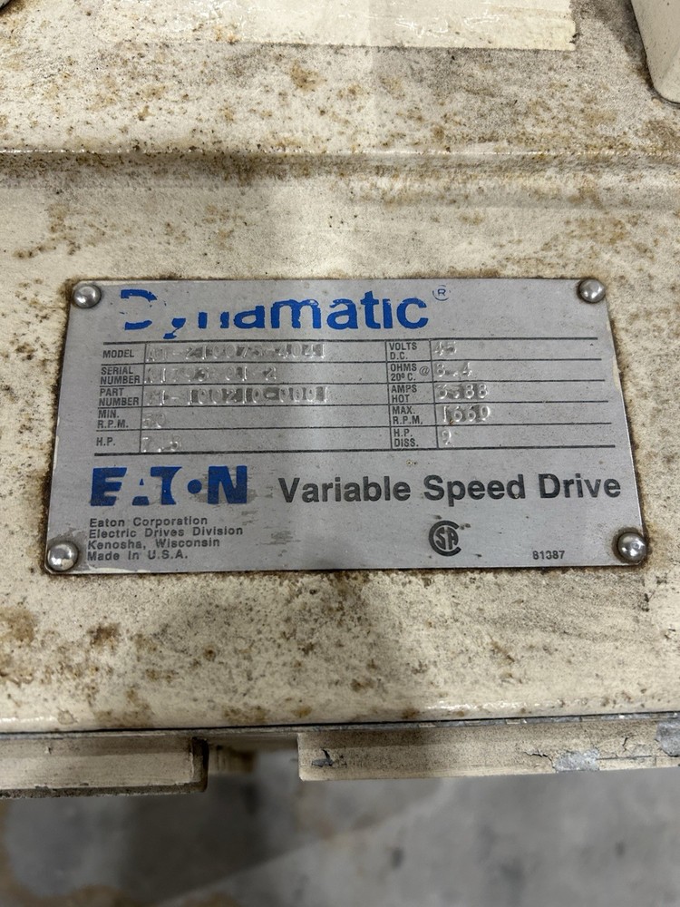 Dynamatic AT-210075-4041 Eaton Variable Speed Drive With A.C. 3ph Motor