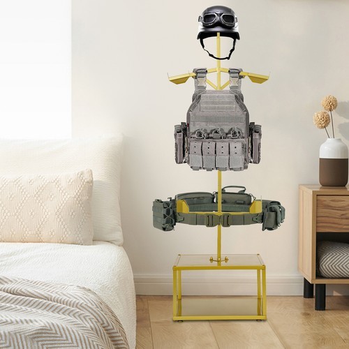 Tactical Gear Stand for Vests & Accessories, Adjustable 165-180 cm
