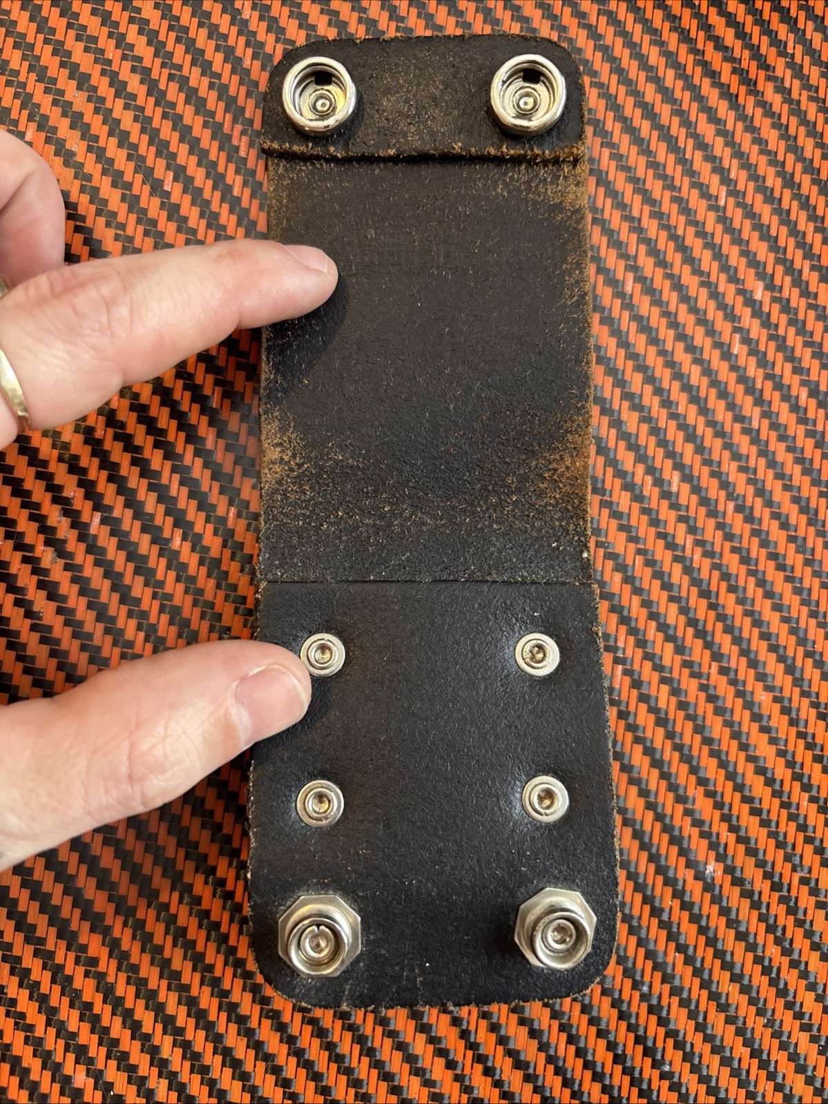 VTG Kenwood leather 2 Way Radio holster made in USA Detachable