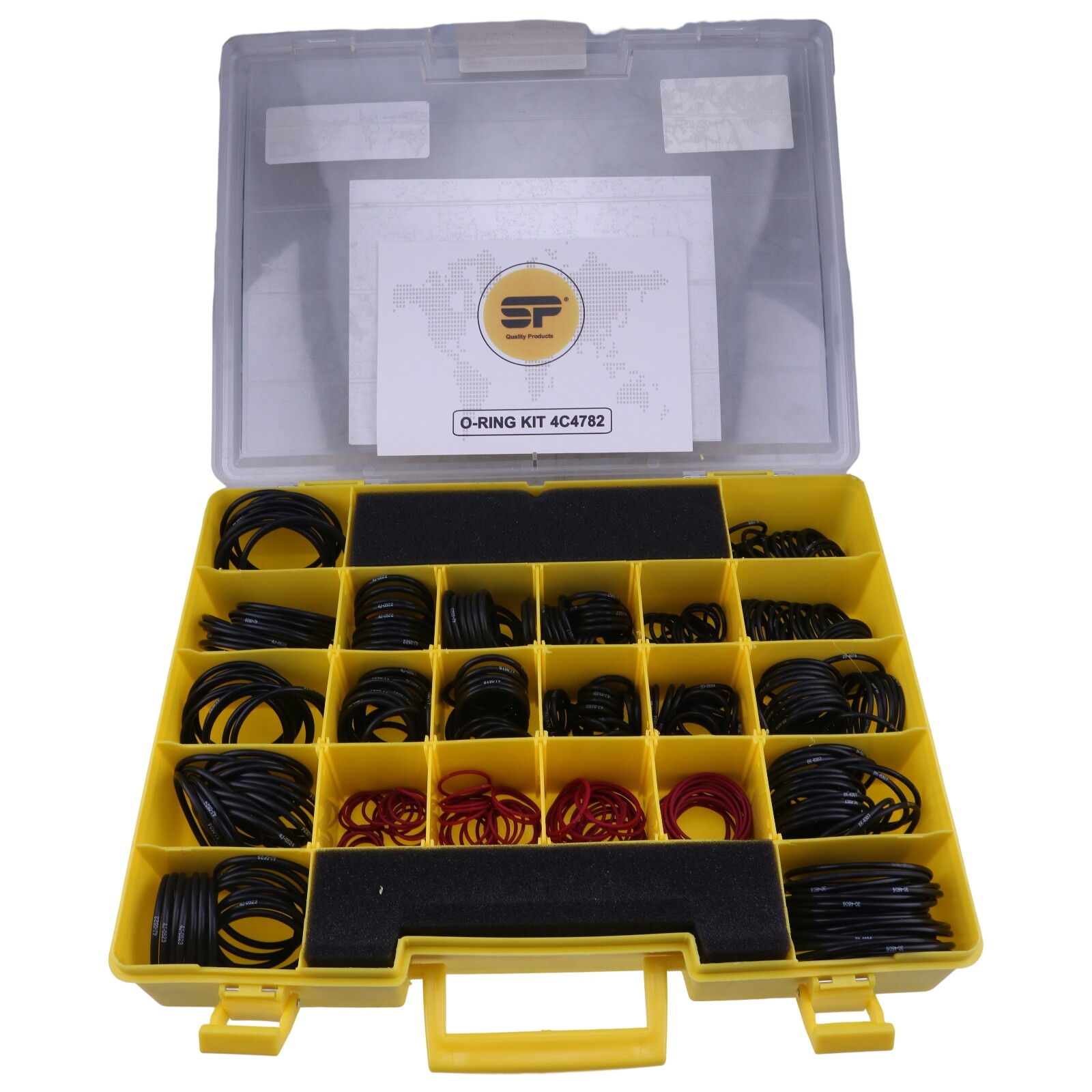 580Pcs Seal O-Ring Kit 4C-4782 for CAT Caterpillar SAE STOR ORFS 61 62 Nitrile90