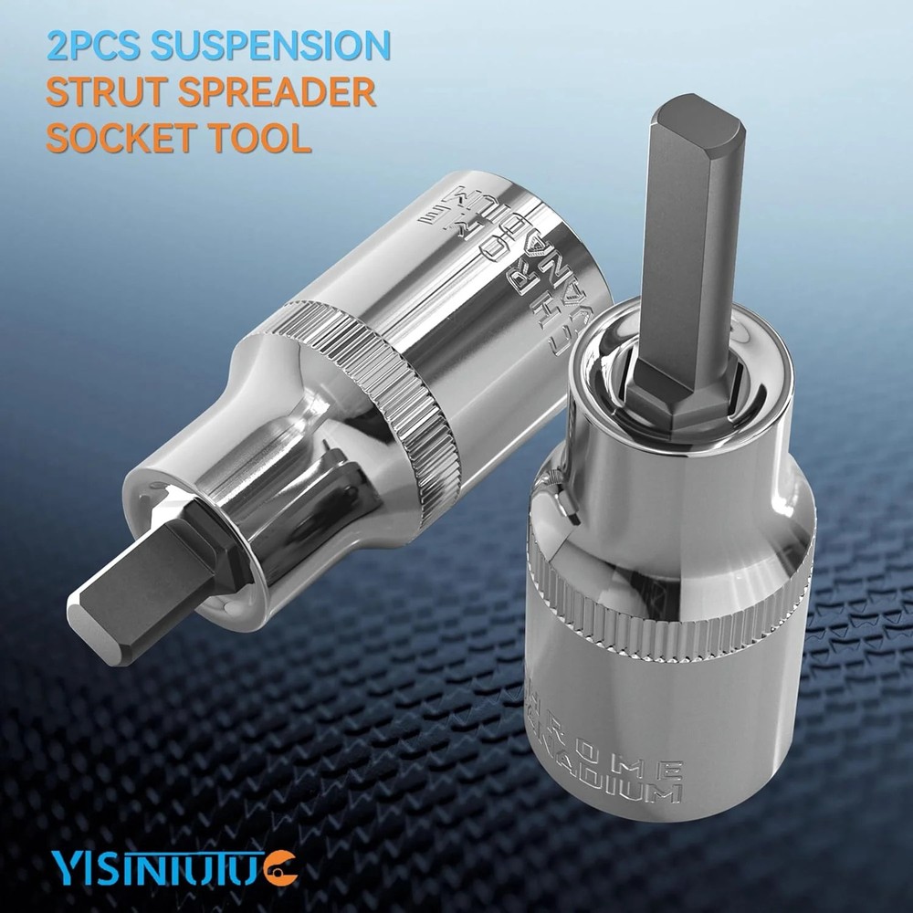 Strut Spreader Tool,2 Piece Suspension Strut Spreader Socket Compatible for with