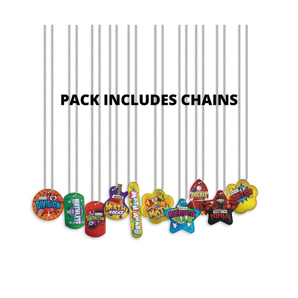 Build & Encourage Young Students' Basic Math Skills Brag Tag Value Pack: 500 ...