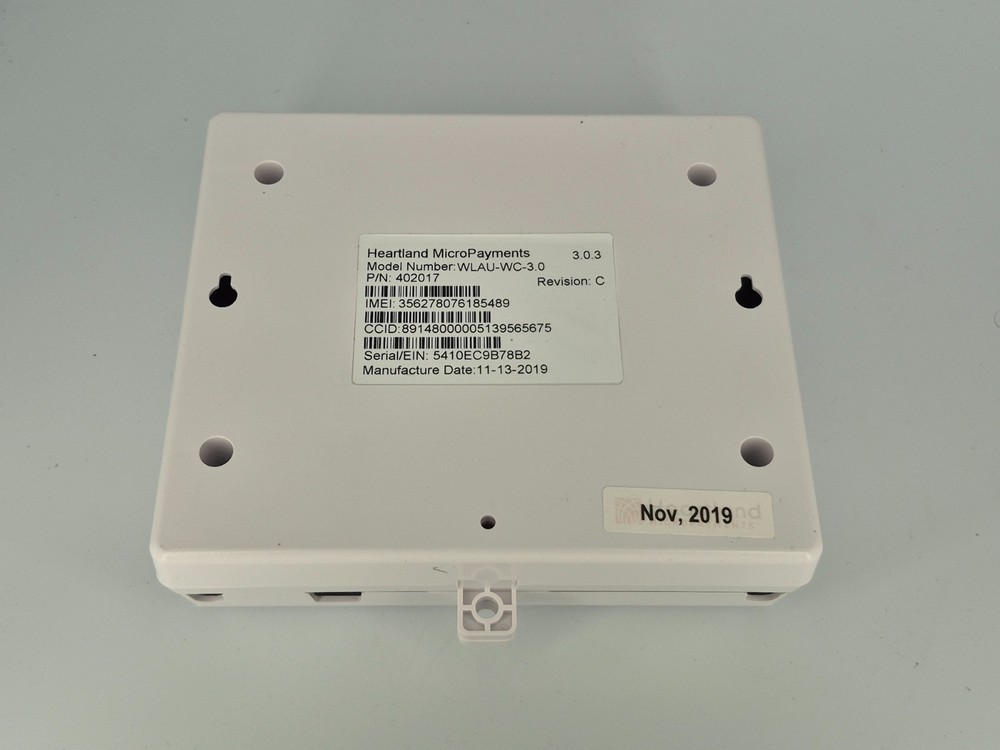 HEARTLAND WLAU-WC-3.0 – Laundry Card Reader / Payment Interface