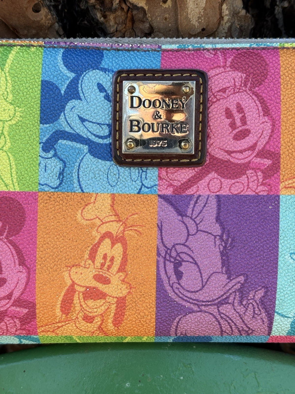 Dooney & Bourke x Disney Parks Rainbow Character Zip Wristlet Wallet