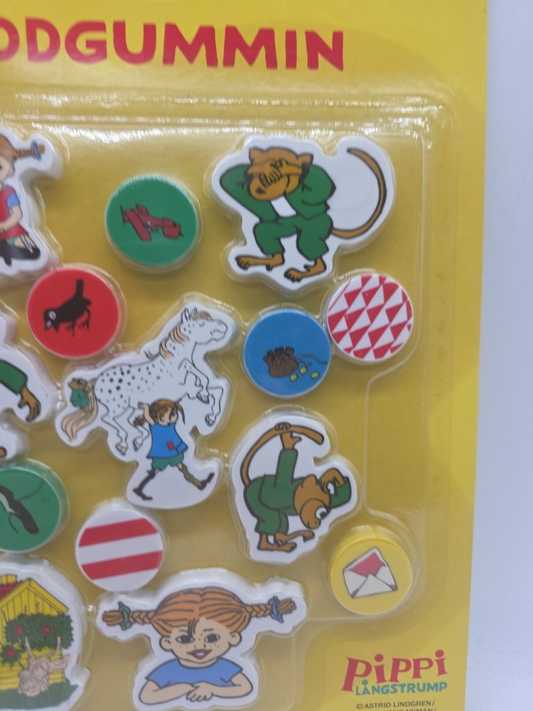 Pippy longstocking Eraser Set
