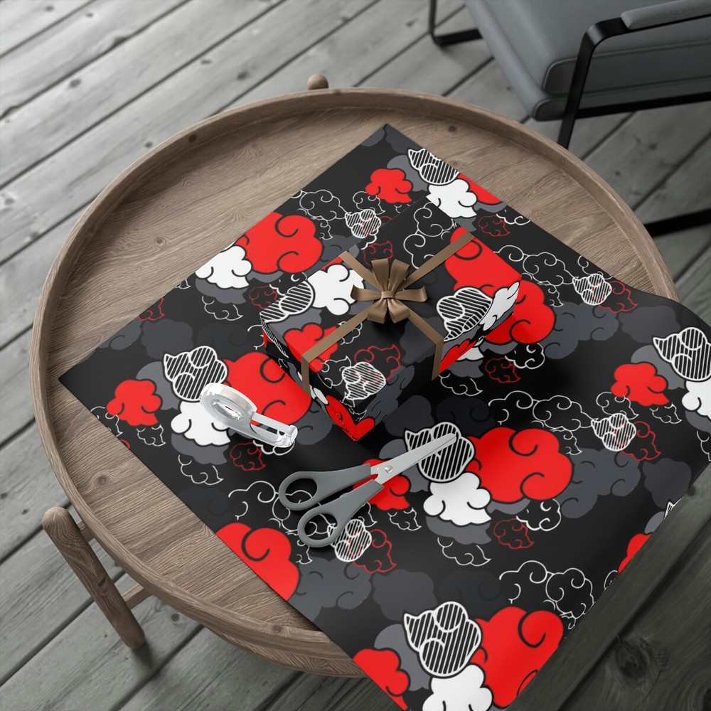 Akatsuki Ninja dark clouds Gift Wrap Papers