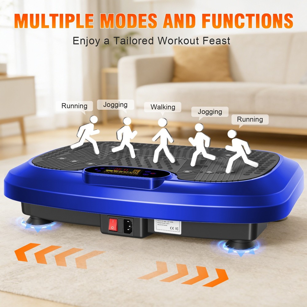 Vibration Plate Exercise Machine Whole Body Workout Vibrate Platform Bluetooth