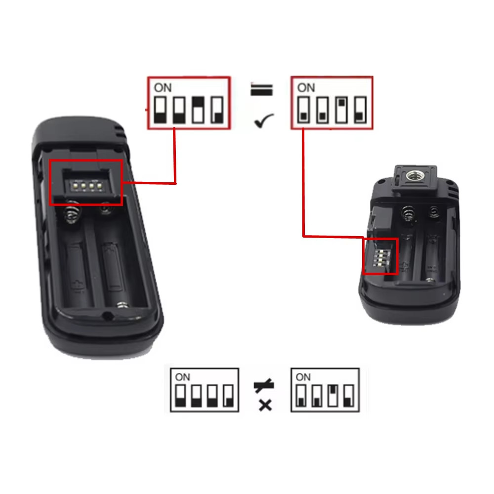 Wireless Remote Control Shutter Release replace MC-DC3 for Nikon Z5 II & Z50 II