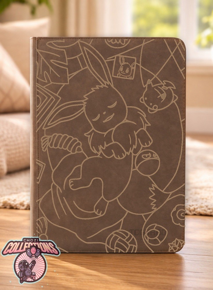 Eevee Sleeping (promo For Prismatic Evolutions) Laser Engraved Binder