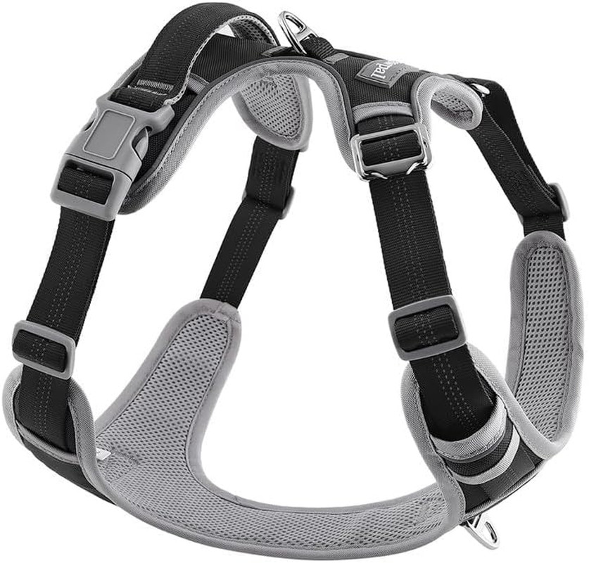 Adjustable Dog Harness - No Pull, Reflective, Soft Padded for Small, Medium, Lar