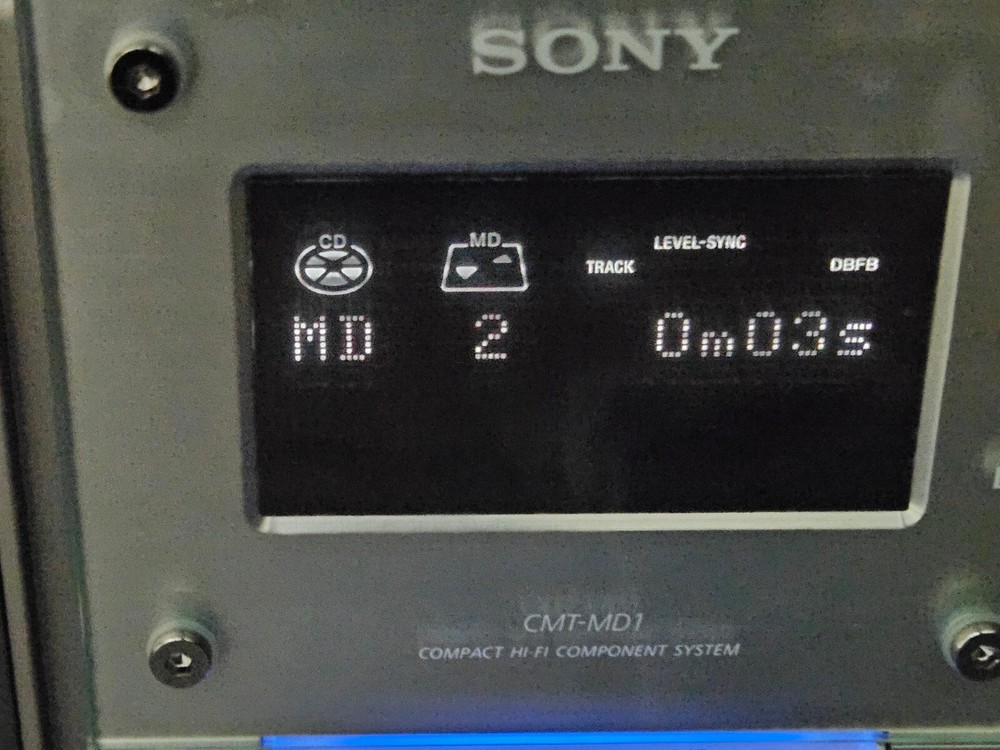 SONY CMT-MD1 Mini Disk Stereo System - VIDEO DEMO! 🎥📺✅