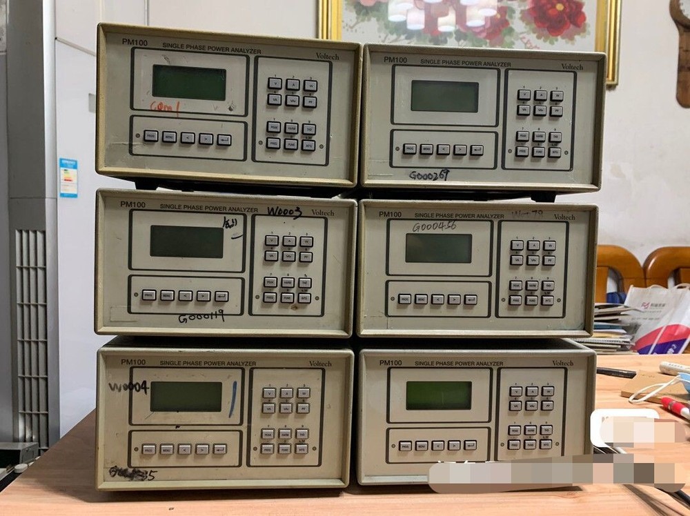 1PCS Voltech PM100 Single Phase Power Analyzer used#