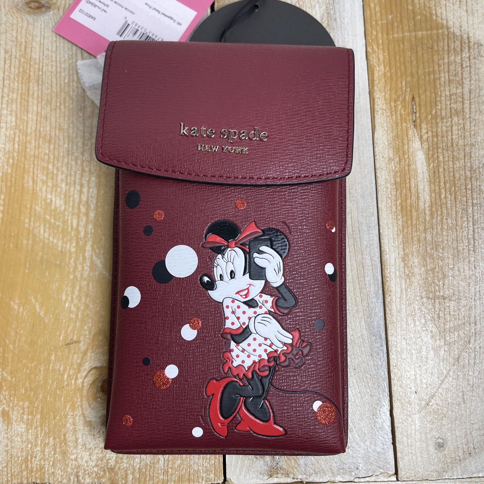 Disney X Kate Spade North South Phone Crossbody Minnie Mouse