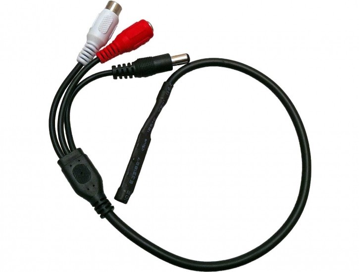 4x Microphone Mic for Security CCTV Camera Microphone Audio